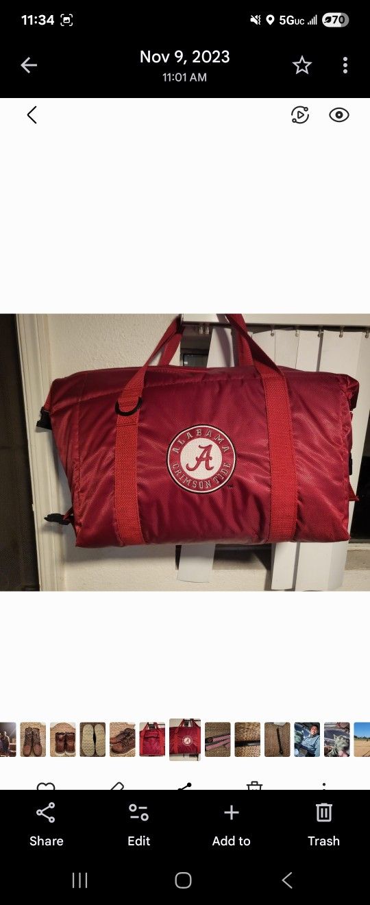 Alabama Duffle Cooler