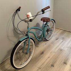 Sixthreezero Women's 7 Speed Beach Cruiser Bike