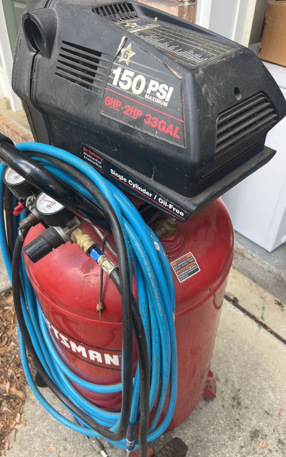 Craftsman 33 Gallon air compressor