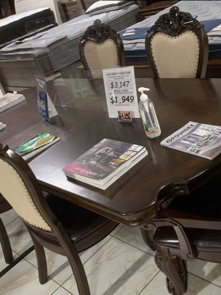 7 Pcs Dining Table XK