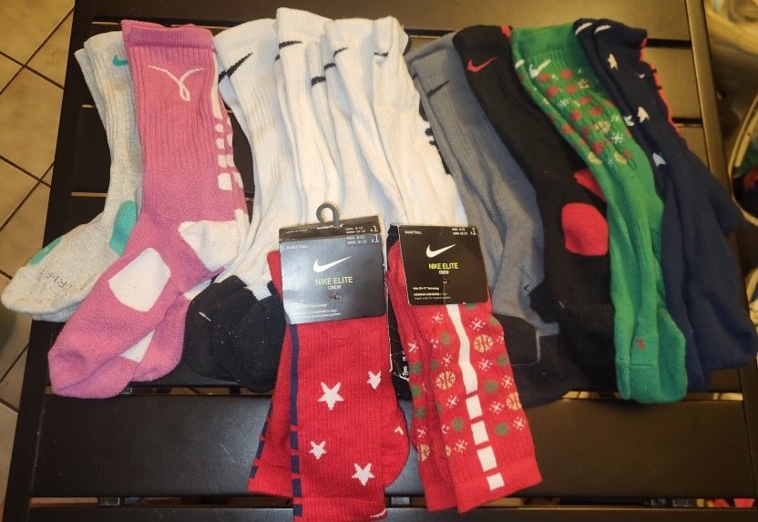 Nike Mens Socks Elite Size Large 12 13