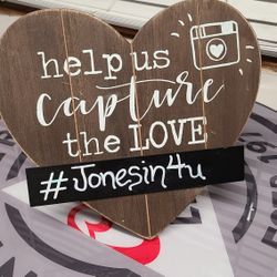 Wedding Instagram Sign