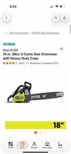 RYOBI 18” Chainsaw