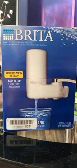 Brita Filter water basic faucet mount system