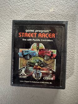 UNTESTED! Atari 2600 Street Racer Game Cartridge 1978