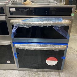 Frigidaire Gallery Series  GCWM3067AF 30 Inch Combination Electric Wall Oven with Air Fry, 7.0 Cu. Ft. Total Capacity National Appliance Liquidators E