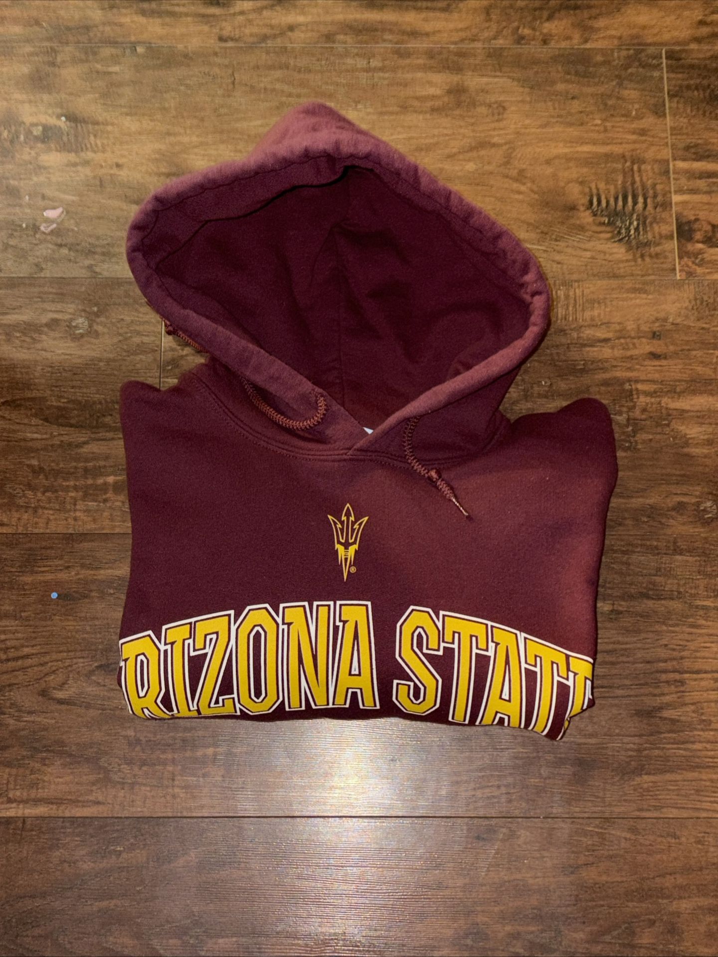 Arizona State Sun Devils Hoodie Sweatshirt Adult Small VTG 