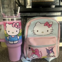 Hello Kitty Bag With Mug