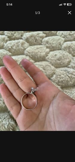 LOW PRICE MOVING- STERLING 3ct 925 SOLITAIRE