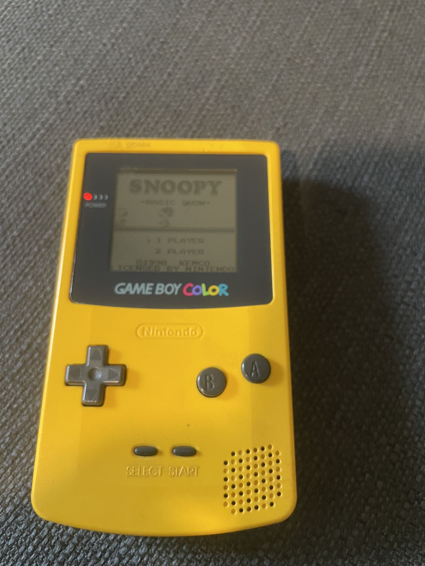 Yellow Nintendo GameBoy Color(Pre-owned)