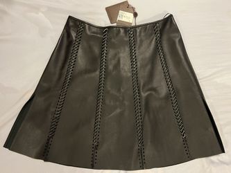 Louis Vuitton Leather Skirt Euro Size 40 