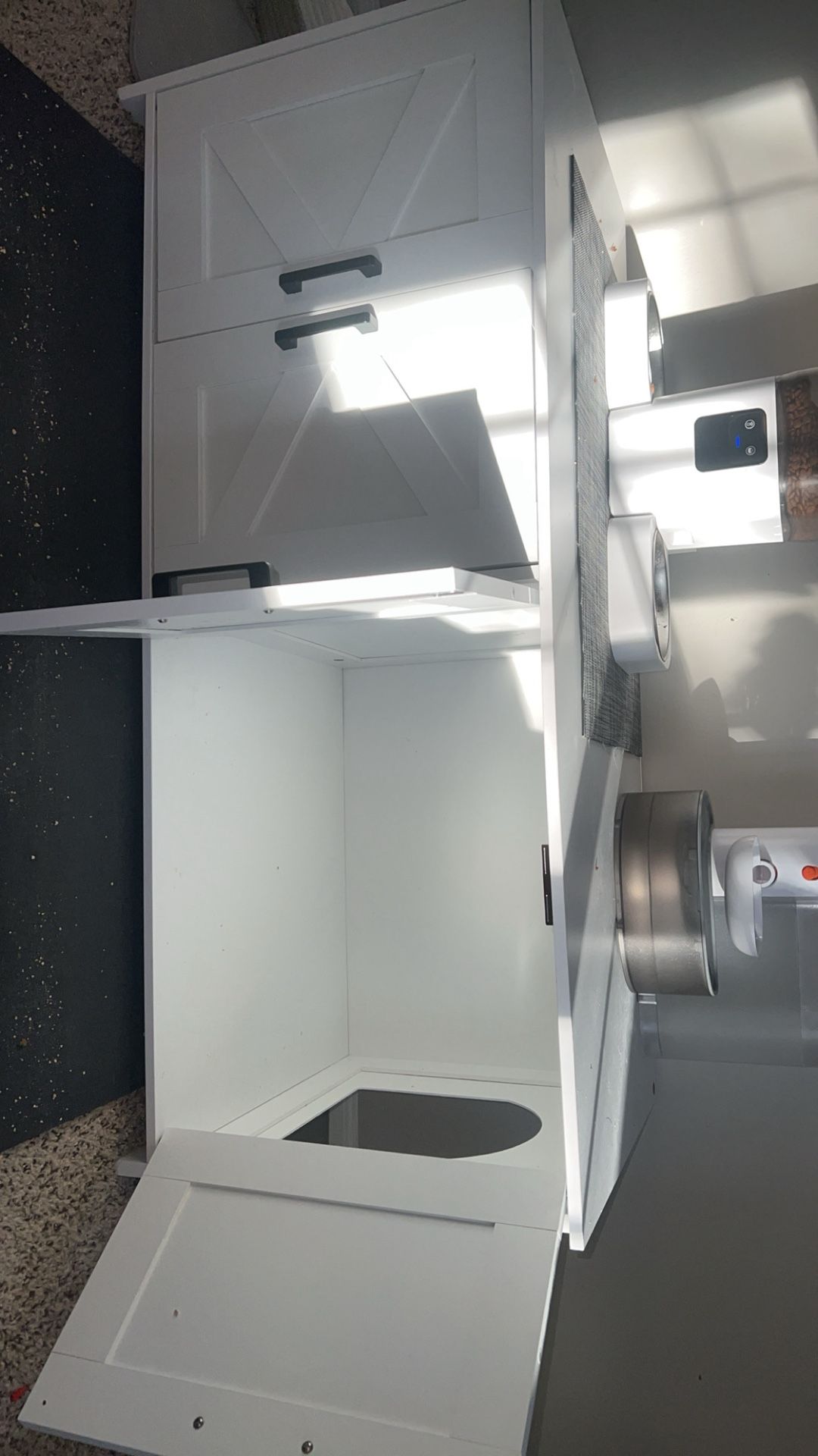 furniture like litter box enclosure