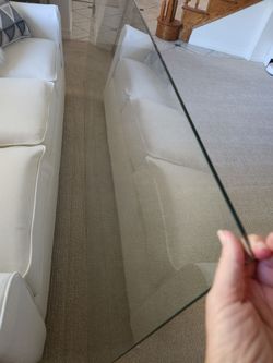 Glass table top