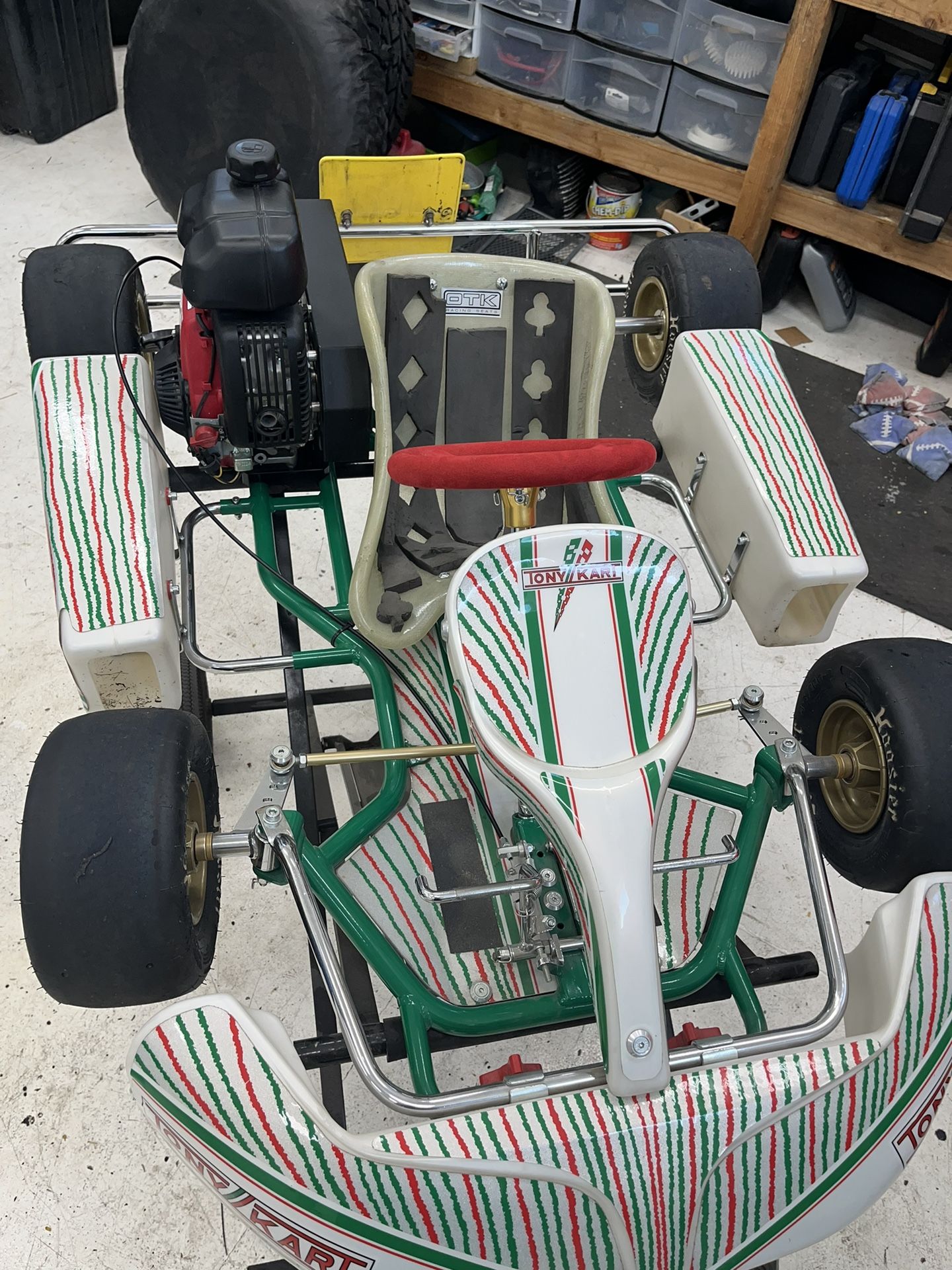 Tonykart micro kids go kart with gear youth
