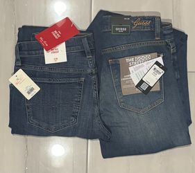 Brand new guess and lucky jeans