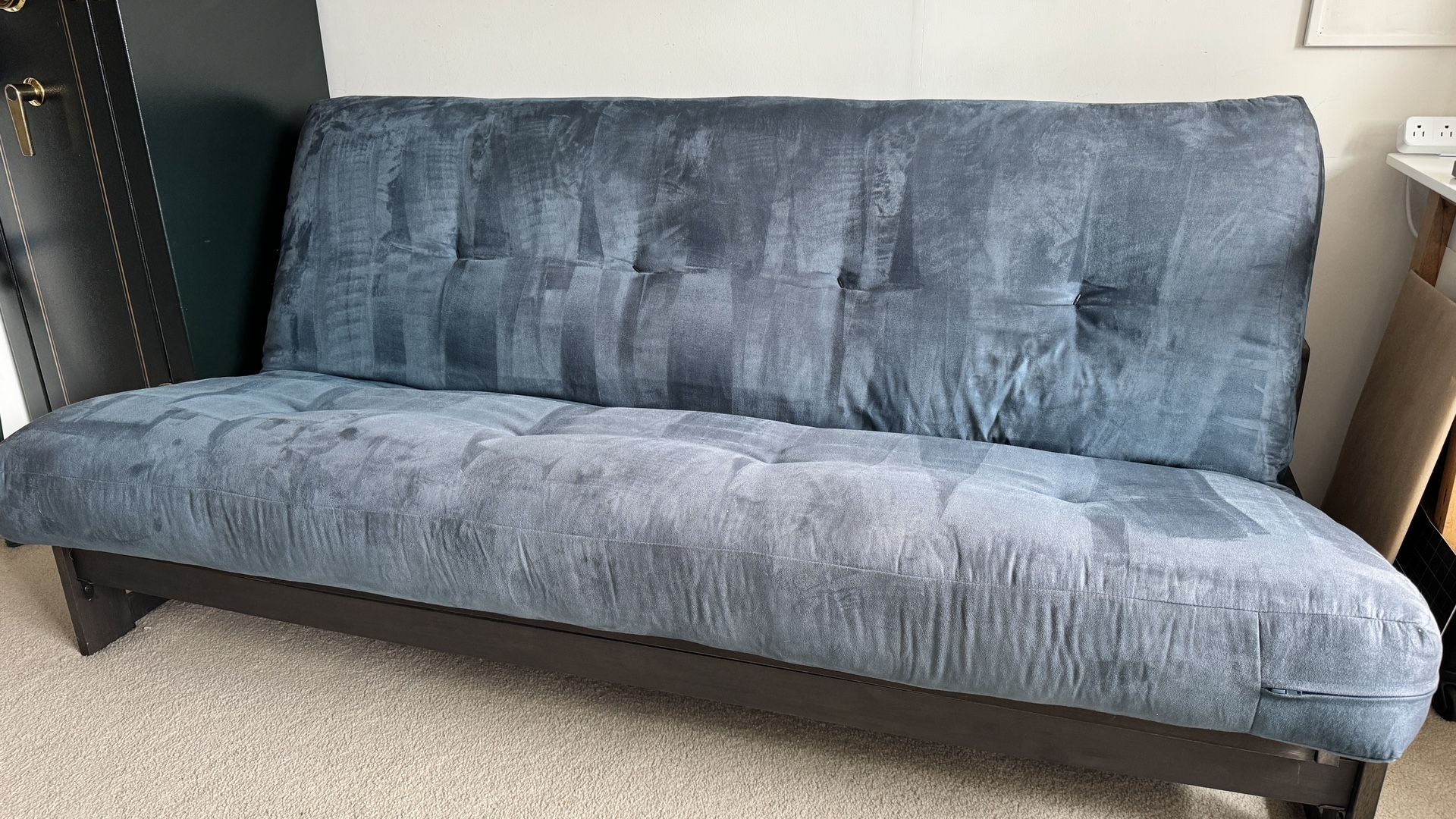 Stratford Full Size 76" Wide Futon Frame and Mattress