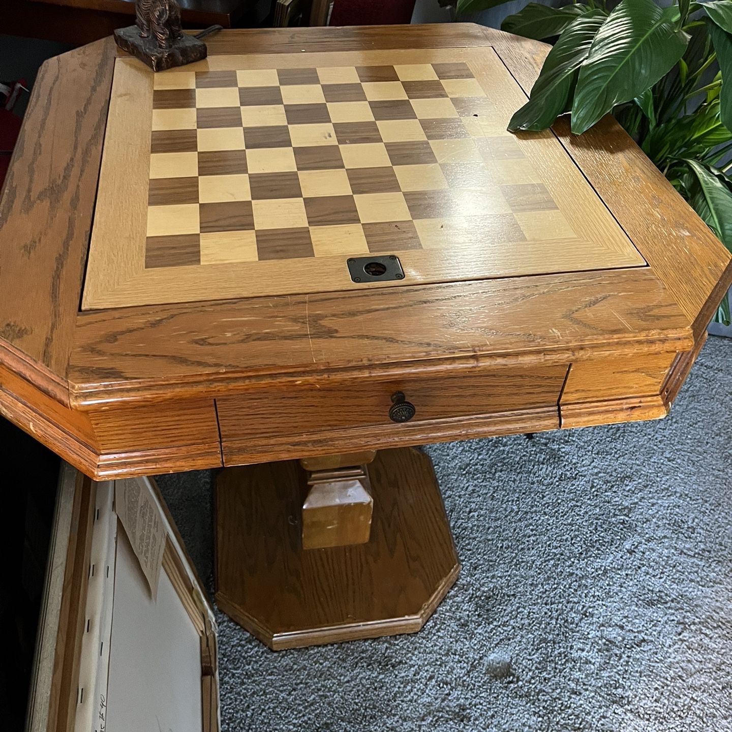 Wood Game Table 