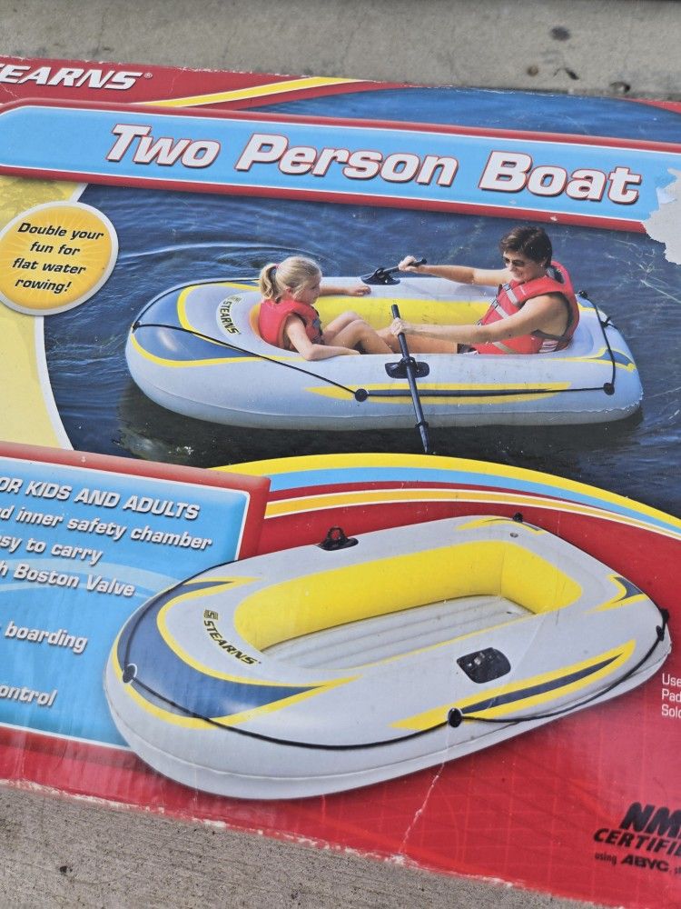 inflatable boat 6ft 2 Person NEW Pool