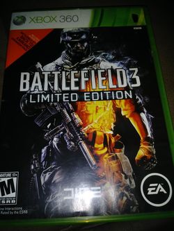 Xbox 360 video games Battlefield 3 limited 3