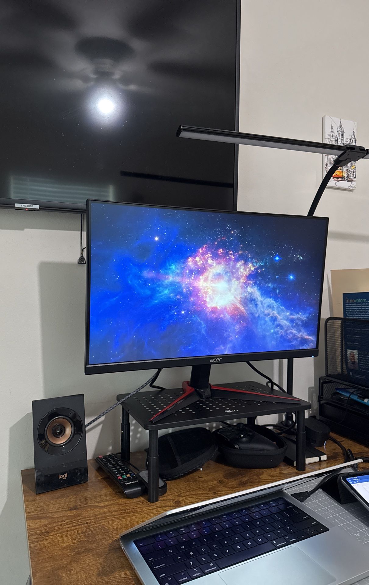 Acer Nitro VG240Y M3biip 23.8" IPS Monitor, Full HD, 1920 x 1080, PC Gaming, AMD FreeSync Premium, 180Hz Refresh, Up to 0.5ms, HDR10 Support, 99% sRGB