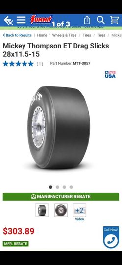 Mickey Thompson ET Drag Slick 28x11.5-15