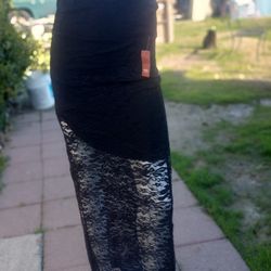 NoBo Rollover Lace Long Skirt 