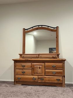 Bedroom set:  Dresser, Headboard and Matress