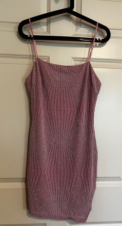 NWT Pink Sparkling Mini Dress sz. L