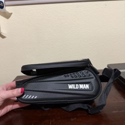 WILDMAN Bicycle Touch Screen Phone Bag Waterproof Front Frame MTB Bike Bag