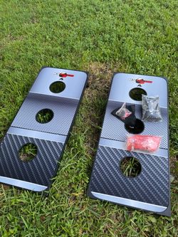 Backyard Hero Cornhole Board Set