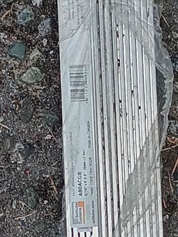 tile edge trimming Schiene brushed chrome anodized aluminum 5/16" X  8' 2-1/2"