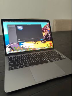 M1 MacBook Air 256gb Storage 8gb RAM Silver