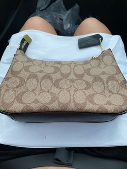 Brown coach purse