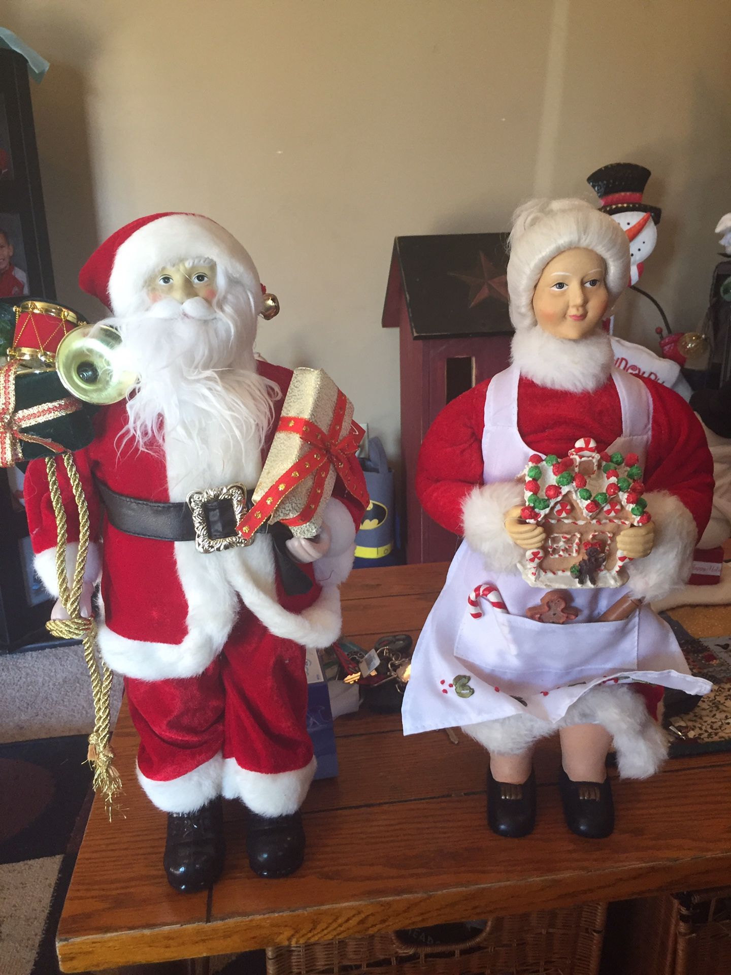 christmas ceramic new dolls