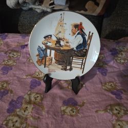 Norman Rockwell  For A Good Boy Plate