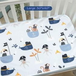 NEW! Waterproof Bed Pad, Large 30x40 for Kids/Adult/Pets - Color: Mysterious Sea