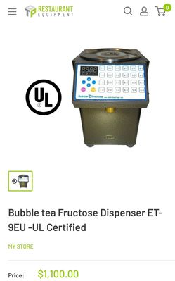 Brand New Bubble Tea Fructose Quantitative Dispensers (Model: ET-9EU)