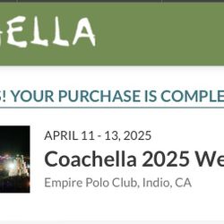 Coachella 2025 Weekend 1