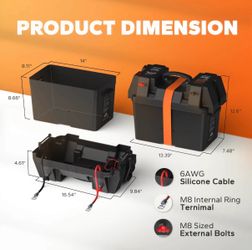 LiTime Group 24/27/31 Smart Battery Box