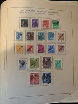 Huge German stamp collection