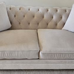 Martha Stewart Collection Saybridge 92" Fabric Roll Arm Sofa