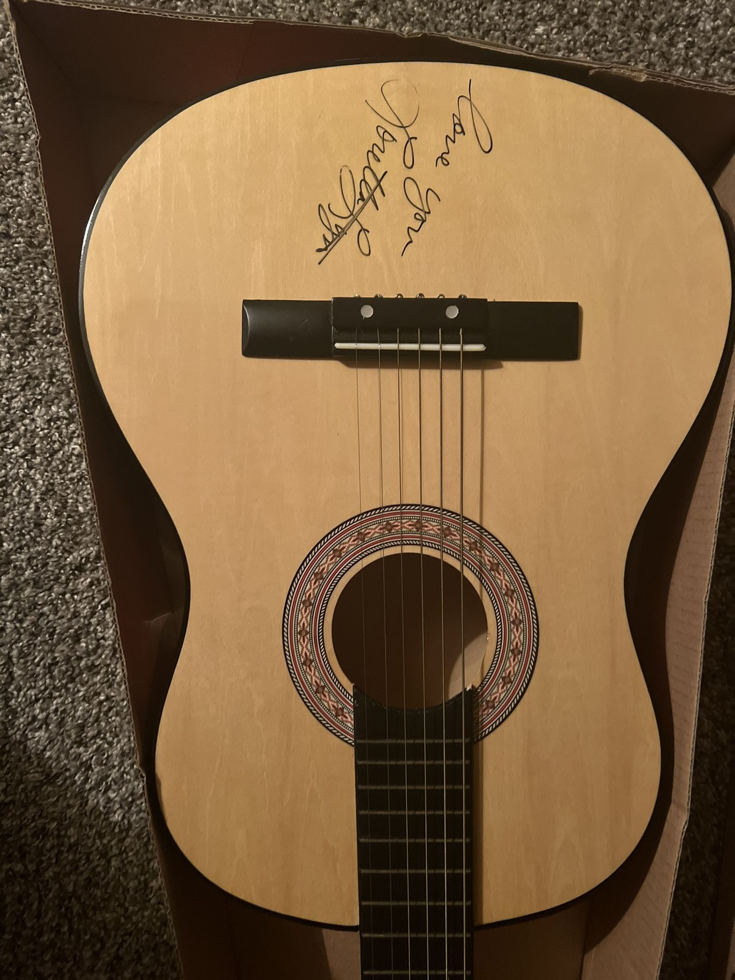 Loretta Lynn Signed Guitar