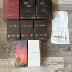 Luxury Designer Fragrance Bundle (Creed, Louis Vuitton, Valentino, MFK) – Sealed w/ Receipts (DM First)