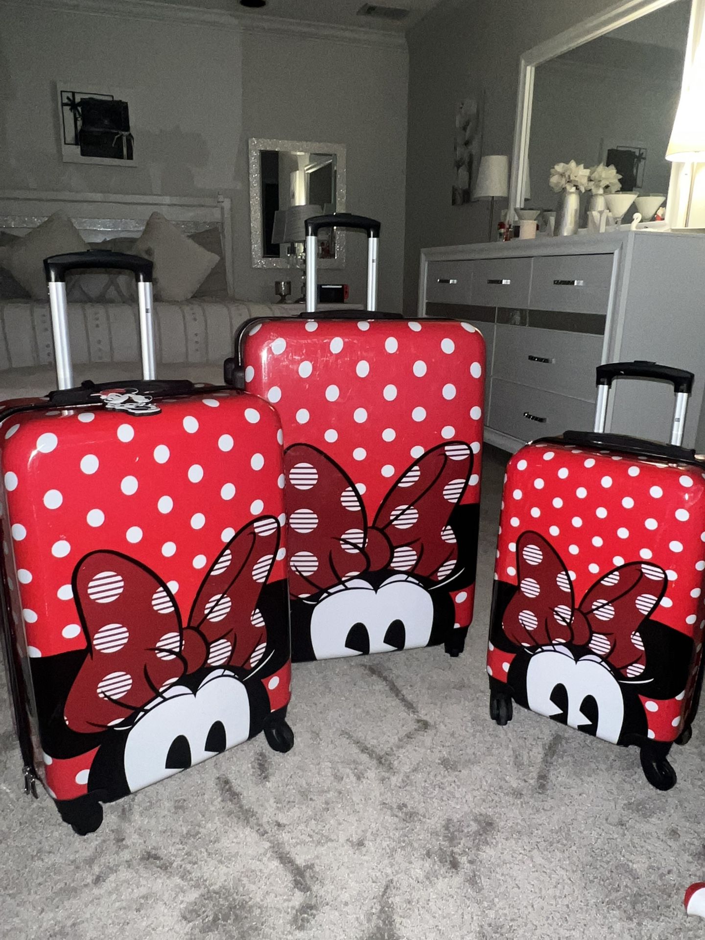 3 Piece Ful Minnie Mouse Luggage