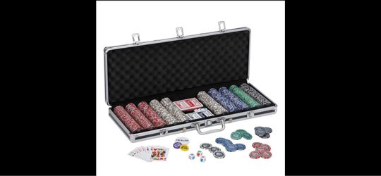 Poker/Texas Hold’em Chips Set W/case