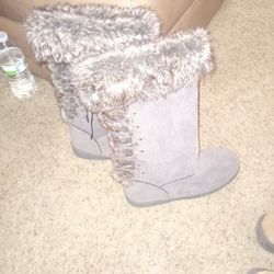 Grey Woman's Boots 