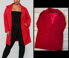 Red Fashion Coat