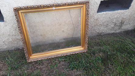 Gold Color Vintage Frame.   