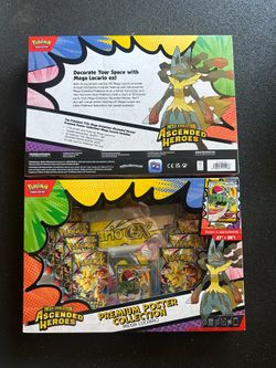 Pokemon Premium Poster Collection: Mega Lucario - ME: Ascended Heroes (ASC)