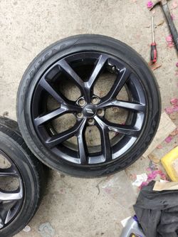 2 20" OEM DODGE WHEELS